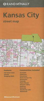 Folded Map Kansas City Streets Mo by Rand McNally