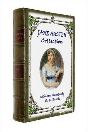 Jane Austen Collection with illustrations by Jane Austen