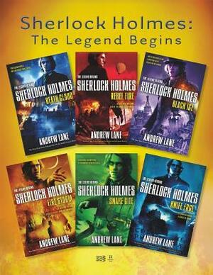 Sherlock Holmes: The Legend Begins: Death Cloud, Rebel Fire, Black Ice, Snake Bite, and Knife Edge by Andy Lane