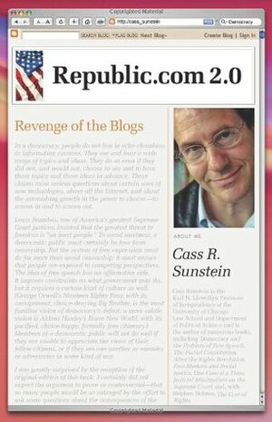 Republic.com 2.0 by Cass R. Sunstein