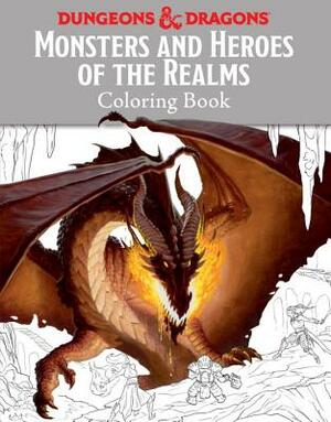 Monsters and Heroes of the Realms: A Dungeons & Dragons Coloring Book by Templar Books