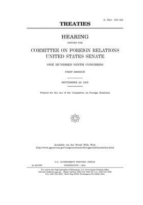 Treaties by Committee on Foreign Relations (senate), United States Senate, United States Congress