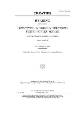 Treaties by Committee on Foreign Relations (senate), United States Congress, United States Senate