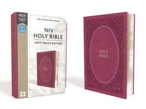 NIV, Holy Bible, Soft Touch Edition, Imitation Leather, Pink, Comfort Print by The Zondervan Corporation