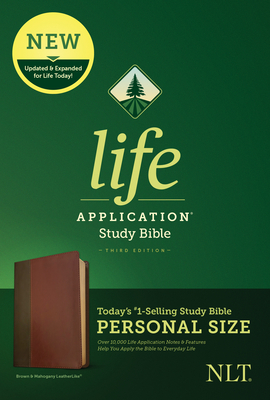 NLT Life Application Study Bible, Third Edition, Personal Size (Leatherlike, Brown/Tan) by 