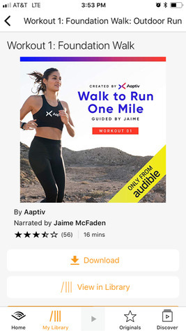 Walk to Run One Mile by Jaime McFaden, Aaptiv