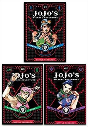 JoJo Bizarre Adventure Part 2 Battle Tendency 3 Books Collection Set by Hirohiko Araki