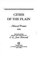 Cities of the Plain, by Marcel Proust, Marcel Proust
