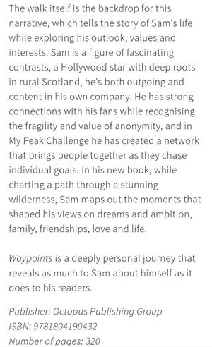 WAYPOINTS by Sam Heughan