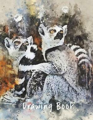 Drawing Book: Lemur 8.5x11 by Marian Blake