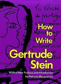 How to Write by Gertrude Stein
