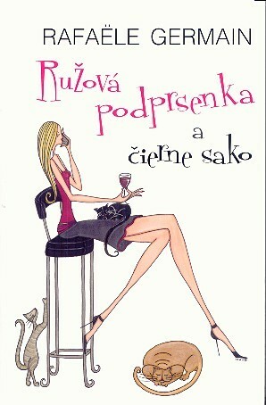 Ružová podprsenka a čierne sako by Rafaële Germain