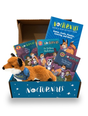 The Nocturnals Grow & Read Activity Box: Early Readers, Plush Toy, and Activity Book - Level 1-3 by Tracey Hecht
