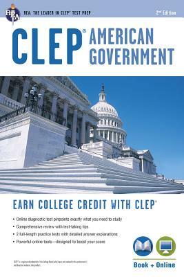 CLEP(R) American Government Book + Online by Preston Jones