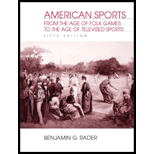 American Sports by Benjamin G. Rader