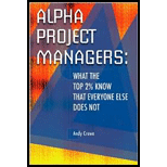 Alpha Project Managers: What the Top 2% Know That Everyone Else Does Not by Andy Crowe