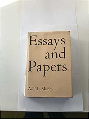Essays and Papers by A.N.L. Munby, Nicolas Barker