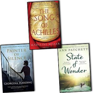 3 Book Set: State of Wonder, The Song of Achilles, Painter of Silence by Ann Patchett, Madeline Miller, Georgina Harding