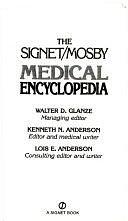 Mosby's Medical Encyclopedia by Lois E. Anderson, Kenneth N. Anderson, Walter D. Glanze