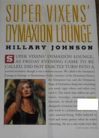 Supervixen's Dymaxion Lounge by Hillary Johnson