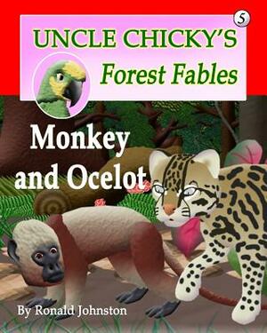 Monkey and Ocelot by Ronald Johnston