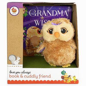 Grandma Wishes Gift Set [With Plush Owl Toy] by Julia Lobo
