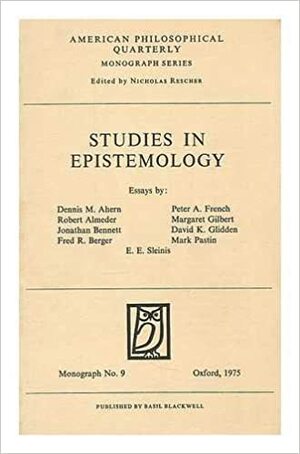 Studies Epistemology by Dennis M. Ahern