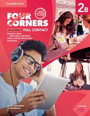 Four Corners Level 2b Super Value Pack (Full Contact with Self-Study and Online Workbook) by David Bohlke, Jack C. Richards