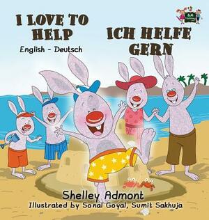 I Love to Help Ich helfe gern: English German Bilingual Edition by Kidkiddos Books, Shelley Admont