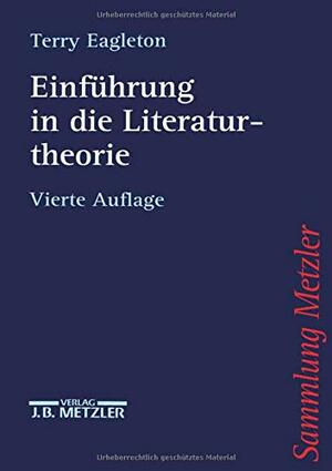 Einführung in die Literaturtheorie by Terry Eagleton