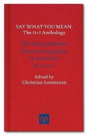 Say What You Mean: N+1, The Anthology by Christian Lorentzen