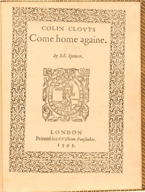 Colin Clouts Come Home Againe by Edmund Spenser
