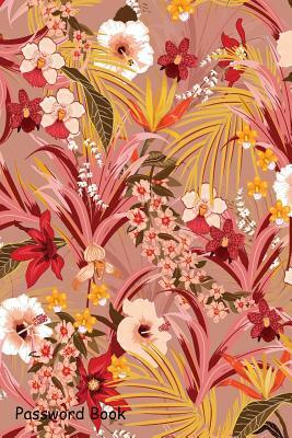 Password Book: Include Alphabetical Index with Stylish Retro Tropical by 