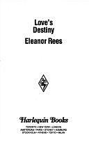 Love's Destiny by Eleanor Rees