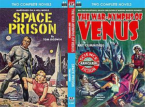 The War-Nymphs of Venus / Space Prison by Ray Cummings, Tom Godwin