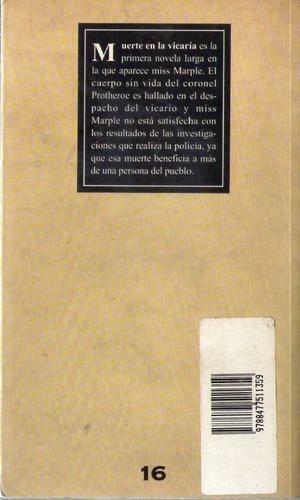 Muerte en la vicaría by Agatha Christie