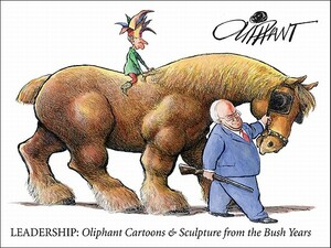 Leadership: Cartoons & Sculpture from the Bush Years by Pat Oliphant