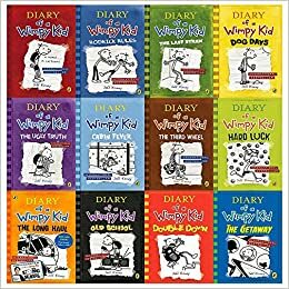 Diary of a Wimpy Kid 12 Book Set by Jeff Kinney