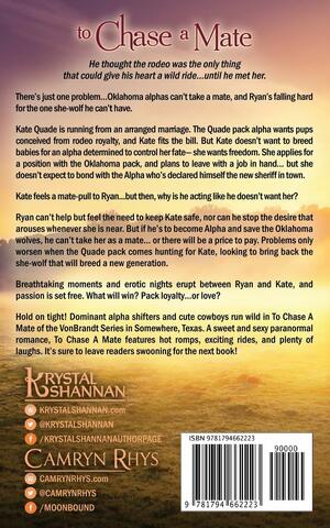 To Chase a Mate by Camryn Rhys, Krystal Shannan