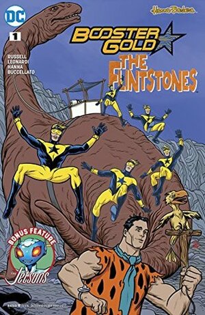 Booster Gold/The Flintstones Special (2017) #1 by Steve Buccellato, Pier Brito, Amanda Conner, Alex Sinclair, Rick Leonardi, Mike Allred, Jimmy Palmiotti, Scott Hanna, Laura Allred, Mark Russell