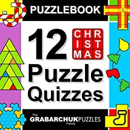 Puzzlebook: 12 Christmas Puzzle Quizzes (color and interactive!) by Daniel Mathews