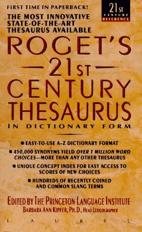 Roget's 21st Century Thesaurus by The Princeton Language Institute