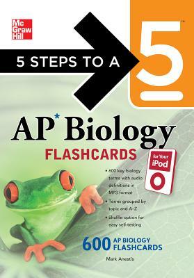 5 Steps to a 5 AP Biology Flashcards for Your iPod with Mp3/CD-ROM Disk by Mark Anestis