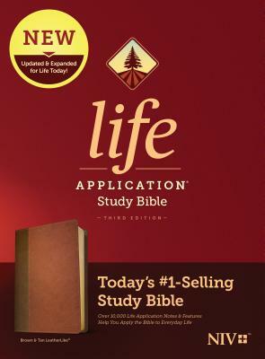 NIV Life Application Study Bible, Third Edition (Leatherlike, Brown/Tan) by 