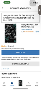 Pretty Monster: A Dark Stalker Romance by Sheridan Anne
