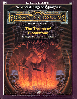 The Throne of Bloodstone by Michael S. Dobson, Douglas Niles