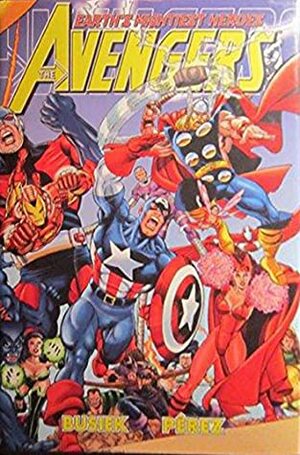 Avengers Assemble, Vol. 1 by Jim Lee, Olivier Coipel, Chuck Austen, Steve Epting, Brian Michael Bendis, Roger Stern, Paul Ryan, Manuel García, Andy Kubert, Carlos Pacheco, Stuart Immonen, Richard Howell, Rick Remender, Mark Waid, Steve Englehart, George Pérez, Scott Kolins, Scott Lobdell, Jeph Loeb, Norm Breyfogle, Mark Bagley, Alan Davis, Joe Edkin, Dan Jurgens, Gary Frank, Ian Churchill, Fabian Nicieza, Sean Chen, Geoff Johns, John Ostrander, Kieron Dwyer, Kurt Busiek, Roy Thomas, Brent Anderson, Mike Grell, Bruce Timm, Steve Sadowski, Ivan Reis, David Finch, Derec Donovan