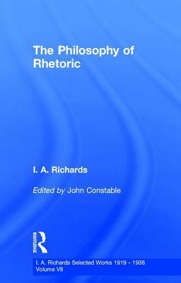 Philosophy Rhetoric V 7 by John Constable, I. A. Richards