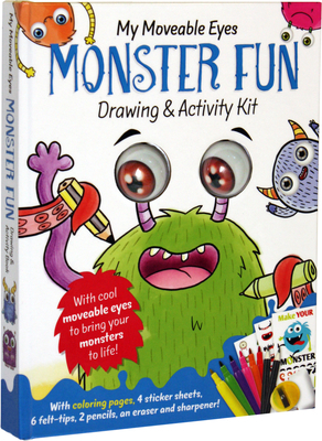 My Moveable Eyes Monster Fun: Drawing & Activity Book by Hinkler Books