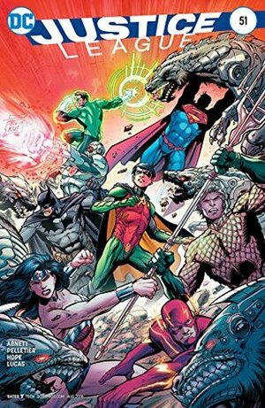 Justice League #51 by Dan Abnett, Paul Pelletier, Dan Jurgens, Tom Grummett